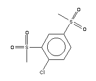 1-Chloro-2,4-bis-methanesulfonyl-benzene Structure,17481-98-0Structure