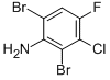 2,6-Dibromo-3-chloro-4-fluoroaniline Structure,175135-09-8Structure