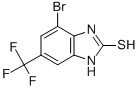 4-Bromo-6-(trifluoromethyl)benzimidazole-2-thiol Structure,175135-17-8Structure