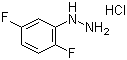 2,5-Difluorophenylhydrazine hydrochloride Structure,175135-73-6Structure