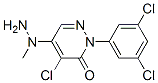 4-Chloro-2-(3,5-dichlorophenyl)-5-(1-methylhydrazino)-2,3-dihydropyridazin-3-one Structure,175135-84-9Structure