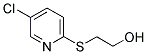2-[(5-Chloro-2-pyridyl)thio]ethan-1-ol Structure,175135-89-4Structure