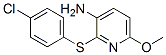 2-[(4-Chlorophenyl)thio]-6-methoxypyridin-3-amine Structure,175135-95-2Structure