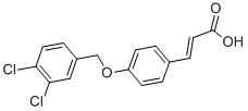 4-(3,4-Dichlorobenzyloxy)cinnamic acid Structure,175136-15-9Structure