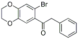 1-(7-Bromo-2,3-dihydro-1,4-benzodioxin-6-yl)-2-phenylethan-1-one Structure,175136-36-4Structure