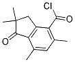 2,2,5,7-Tetramethyl-1-oxoindane-4-carbonyl chloride Structure,175136-59-1Structure