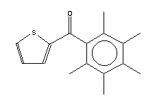 (2,3,4,5,6-Pentamethylphenyl)(2-thienyl)methanone Structure,175136-70-6Structure