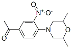 4-(2,6-Dimethylmorpholino)-3-nitroacetophenone Structure,175136-73-9Structure