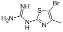 N-(5-bromo-4-methyl-1,3-thiazol-2-yl)guanidine Structure,175136-87-5Structure