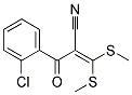 2-(2-Chlorobenzoyl)-3,3-di(methylthio)acrylonitrile Structure,175137-51-6Structure