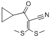 2-(Cyclopropylcarbonyl)-3,3-di(methylthio)acrylonitrile Structure,175137-55-0Structure