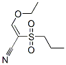 3-Ethoxy-2-(propylsulfonyl)acrylonitrile Structure,175201-52-2Structure