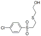 2-((2-[(4-Chlorophenyl)sulfonyl]ethyl)thio)ethan-1-ol Structure,175201-61-3Structure