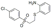 2-([2-[(4-Chlorophenyl)sulfonyl]ethyl]thio)aniline Structure,175201-83-9Structure