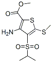 Methyl 3-amino-4-(isopropylsulfonyl)-5-(methylthio)thiophene-2-carboxylate Structure,175202-07-0Structure