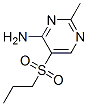 2-Methyl-5-(propylsulfonyl)pyrimidin-4-amine Structure,175202-09-2Structure