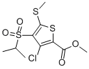 Methyl 3-chloro-4-(isopropylsulfonyl)-5-(methylthio)thiophene-2-carboxylate Structure,175202-12-7Structure