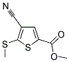 Methyl 4-cyano-5-(methylthio)thiophene-2-carboxylate Structure,175202-48-9Structure