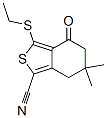 3-(Ethylthio)-6,6-dimethyl-4-oxo-4,5,6,7-tetrahydrobenzo[c]thiophene-1-carbonitrile Structure,175202-70-7Structure