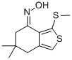 6,6-Dimethyl-3-(methylthio)-4,5,6,7-tetrahydrobenzo[c]thiophen-4-one oxime Structure,175202-71-8Structure