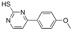 4-(4-Methoxyphenyl)pyrimidine-2-thiol Structure,175202-77-4Structure