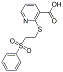 2-[2-(Phenylsulfonyl)ethylthio]nicotinic acid Structure,175203-21-1Structure