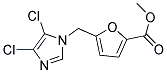 Methyl 5-[(4,5-dichloro-1h-imidazol-1-yl)methyl]-2-furoate Structure,175203-22-2Structure