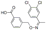 3-[(([1-(3,4-Dichlorophenyl)ethylidene]amino)oxy)methyl]benzoic acid Structure,175203-32-4Structure