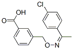 3-[([[1-(4-Chlorophenyl)ethylidene]amino]oxy)methyl]benzoic acid Structure,175203-33-5Structure