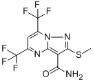 2-(Methylthio)-5,7-di(trifluoromethyl)pyrazolo[1,5-a]pyrimidine-3-carboxamide Structure,175203-36-8Structure