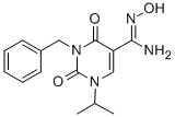 3-Benzyl-n-hydroxy-1-isopropyl-2,4-dioxo-1,2,3,4-tetrahydropyrimidine-5-carboximidamide Structure,175203-48-2Structure