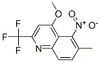 4-Methoxy-6-methyl-5-nitro-2-(trifluoromethyl)quinoline Structure,175203-62-0Structure