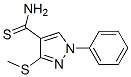 3-(Methylthio)-1-phenyl-1H-pyrazole-4-carbothioamide Structure,175203-73-3Structure