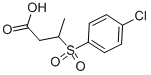 3-(4-Chlorophenylsulfonyl)butyric acid Structure,175205-43-3Structure