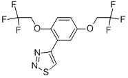 4-[2,5-Di(2,2,2-trifluoroethoxy)phenyl]-1,2,3-thiadiazole Structure,175205-47-7Structure