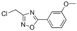 3-(Chloromethyl)-5-(3-methoxyphenyl)-1,2,4-oxadiazole Structure,175205-62-6Structure