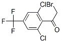 2-Bromo-1-[2,6-dichloro-4-(trifluoromethyl)phenyl]ethan-1-one Structure,175205-89-7Structure