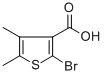 2-Bromo-4,5-dimethyl-3-thiophenecarboxylic acid Structure,175217-22-8Structure