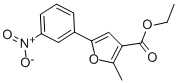 Ethyl 2-methyl-5-(3-nitrophenyl)furan-3-carboxylate Structure,175276-71-8Structure