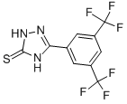 5-[3,5-Bis(trifluoromethyl)phenyl]-1,2,4-triazole-3(2h)thione Structure,175276-77-4Structure