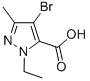 4-Bromo-1-ethyl-3-methyl-1h-pyrazole-5-carboxylic acid Structure,175276-99-0Structure