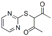 3-(Pyrimidin-2-ylthio)pentane-2,4-dione Structure,175277-25-5Structure