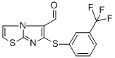 6-{[3-(Trifluoromethyl)phenyl]sulfanyl}imidazo-[2,1-b][1,3]thiazole-5-carbaldehyde Structure,175277-56-2Structure