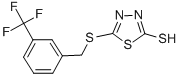 5-{[3-(Trifluoromethyl)benzyl]thio}-1,3,4-thiadiazole-2-thiol Structure,175277-94-8Structure