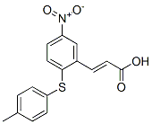 3-[2-[(4-Methylphenyl)thio]-5-nitrophenyl]acrylic acid Structure,175278-45-2Structure