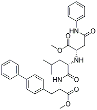 L-alanine, 3-[1,1-biphenyl]-4-yl-n-[n-[1-(methoxycarbonyl)-3-oxo-3-(phenylamino)propyl]-l-leucyl]-, methyl ester, (s)-(9ci) Structure,175422-87-4Structure