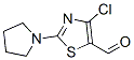 4-Chloro-2-(1-pyrrolidino)-5-thiazolecarboxaldehyde Structure,175543-06-3Structure