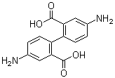 4,4-Diaminobiphenyl-2,2-dicarboxylic acid Structure,17557-76-5Structure