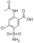 2-(Acetylamino)-5-(aminosulphonyl)-4-chlorobenzoic acid Structure,17560-54-2Structure