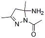 1H-pyrazol-5-amine, 1-acetyl-4,5-dihydro-3,5-dimethyl-(9ci) Structure,175880-94-1Structure